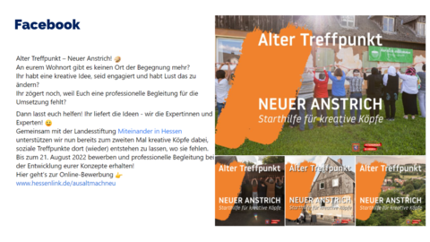 Facebook-Post vom 11. Juli 2022