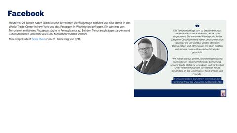 Facebook-Post vom 11. September 2022