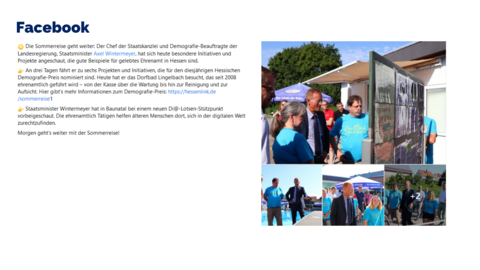 Facebook Post vom 22.08.2022