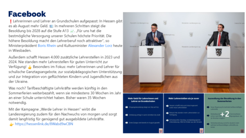 Facebook-Post von Donnerstag, 12. Januar 2023 um 13:48