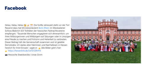 Facebook-Post von Sonntag, 12. Februar 2023 um 15:44