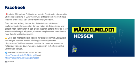 Facebook-Post von Mittwoch, 15. März 2023 um 08:12