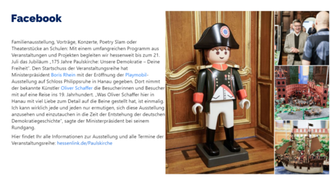 Facebook-Post vom 24.04.2023