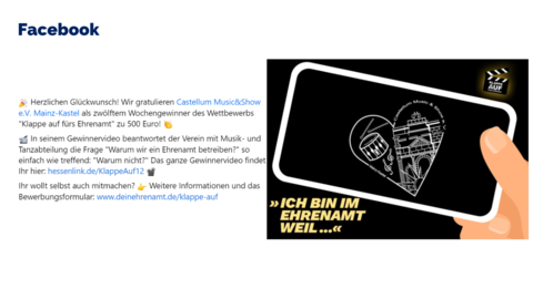 Facebook-Post vom 21.05.2023