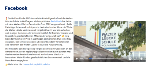 Facebook-Post von Freitag, 2. Juni 2023 um 10:42