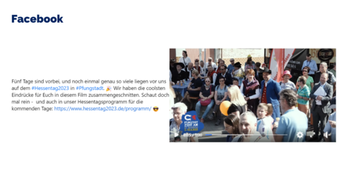 Facebook-Post vom 06. Juni 2023