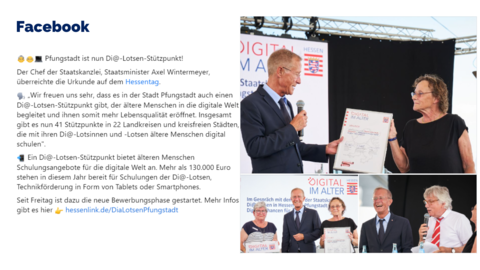 Facebook-Post vom 10. Juni 2023