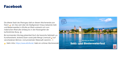 Facebook-Post vom 30. Juni 2023