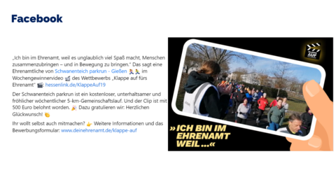 Facebook-Post vom 09. Juli 2023