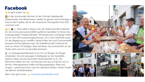 Facebook-Post von Donnerstag, 13. Juli 2023 um 07:38: