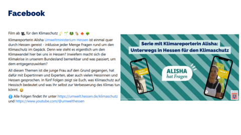 Facebook-Post vom 2.August 2023