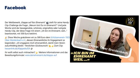 Facebook-Post vom 13. August 2023