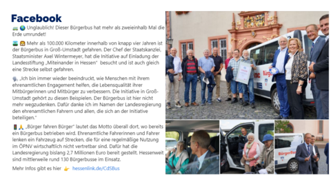 Facebook-Post vom 30. August 2023