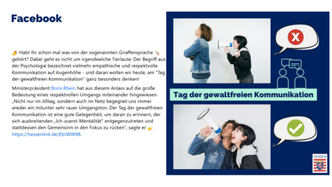 Facebook-Post vom 06. Oktober 2023