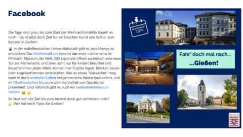 Facebook-Post vom 10. November 2023