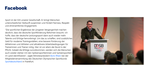 Facebook-Post vom 2. Dezember 2023