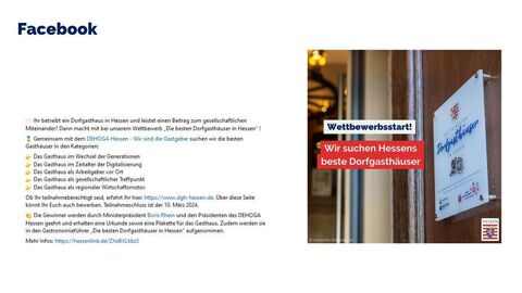 Facebook-Post vom 25. Januar 2024