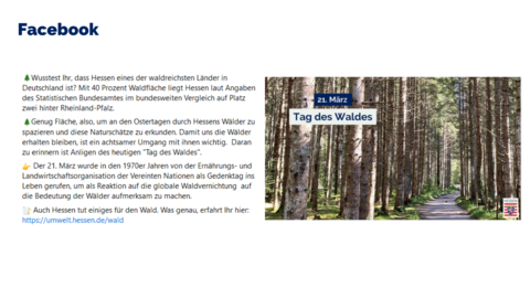 Facebookpost vom 21.März.2024