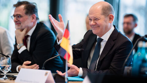 Gespräch mit dem Bundeskanzler zur Flüchtlingspolitik