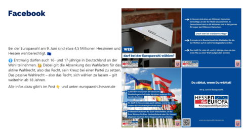 Facebook-Post vom 15. April 2024