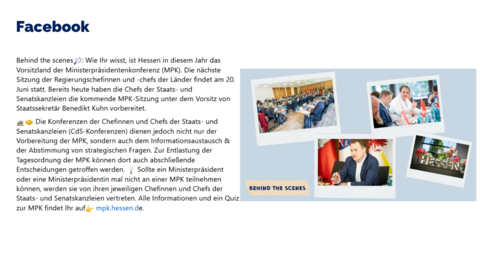 Facebook-Post von Donnerstag, 16. Mai 2024 um 17:11