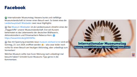 Facebook-Post von Sonntag, 19. Mai 2024 um 07:30