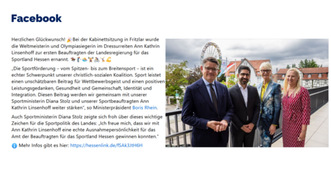 Facebook-Post von Freitag, 31. Mai 2024 um 15:30