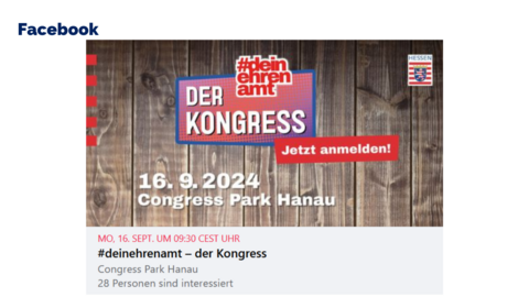 Facebook-Post vom 08. August 2024