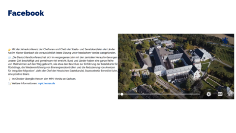 Facebook-Post vom 20. September 2024