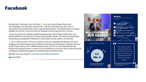 Facebook Post vom 24. Januar 2025