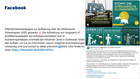 Facebook Post vom 19. November 2024