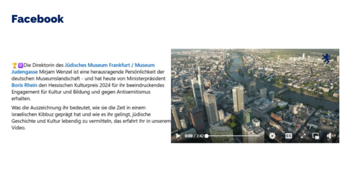 Facebook-Post vom 24. April 2025