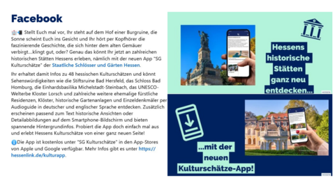 Facebook-Post vom 26. April 2025