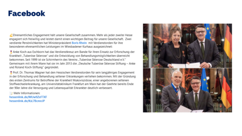 Facebook-Post vom 10. Dezember 2024