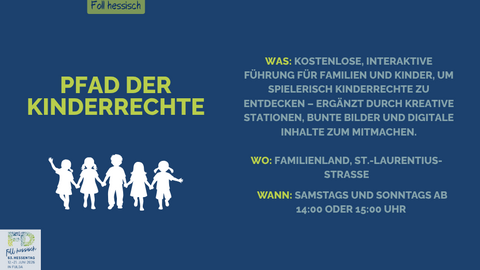 Programmtipp: Pfad der Kinderrechte